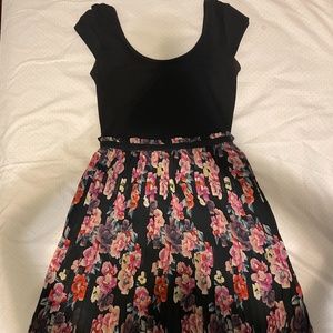 Small floral high low dress